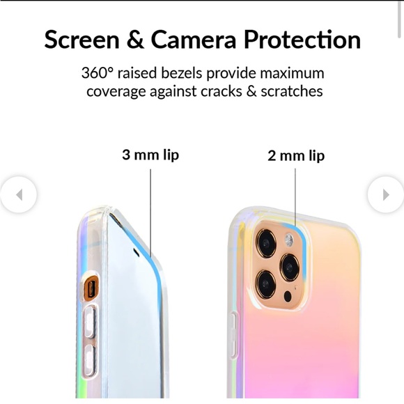 NIB Velvet Caviar White Opal iPhone 12/ 12Pro Case - Picture 6 of 15